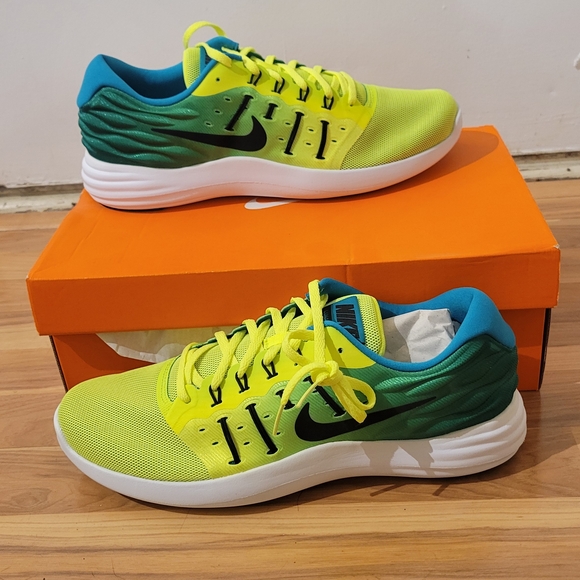 Nike Other - Nike LunarStelos Box Label - Volt/Black/Teal/White 11.5 Brand New Never Worn.